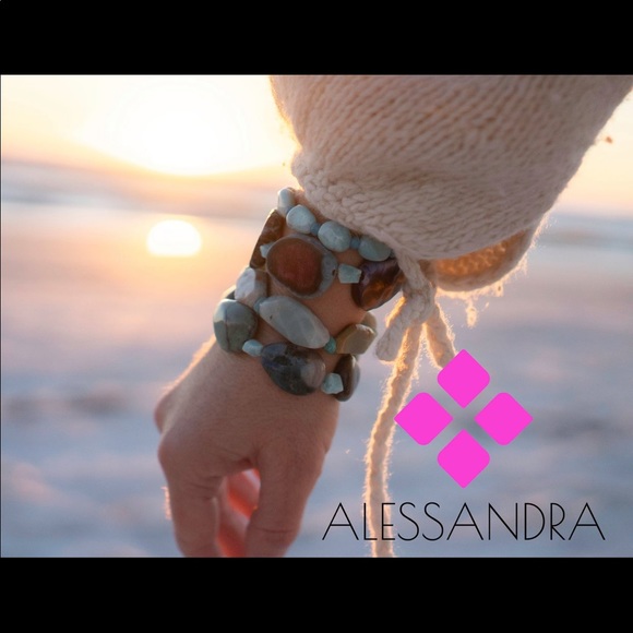 Amazonite nugget bracelet. One size - Picture 2 of 3